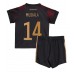 Billige Tyskland Jamal Musiala #14 Børnetøj Udebanetrøje til baby VM 2022 Kortærmet (+ korte bukser)